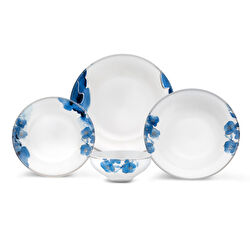 Jumbo Blue Garden 24 Parça 6 Kişilik Yemek Takımı