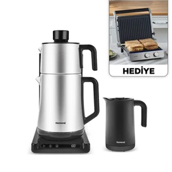 Homend Smart Royaltea Plus 1781H 2 in 1 Inox Otomatik Çay ve Türk Kahve Makinesi Wifi