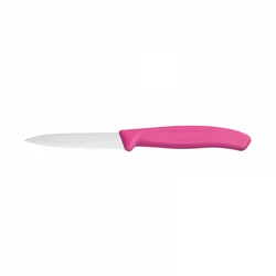 Victorinox Tırtıklı Soyma Bıçağı 8 cm Pembe_0