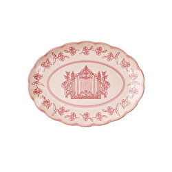 Guzzini Josephine Servis Tabağı Small 36x27 cm Pembe