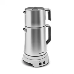 Homend Royaltea Elegant 1775H Konuşan Çay Makinesi Inox Beyaz