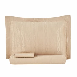 Nautica Home Rope Çift Kişilik Yatak Örtüsü Seti Beige 