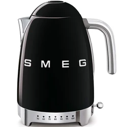 Smeg Isı Ayarlı Kettle Black Klf04bleu_0