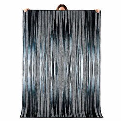 Kaşmir Halı Dekoratif Art Trend Black Line 120x180 cm