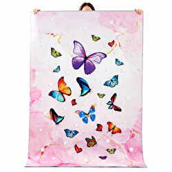 Kaşmir Halı Dekoratif Art Çocuk/Genç ButterFly Glam 80x150 cm