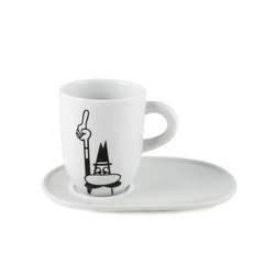 Bialetti Porselen Mug Omino Con Piattino