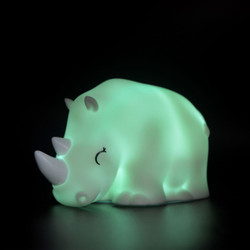 Dhink Baby Rhino Gece Lambası 7x8x10 cm Yeşil