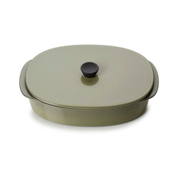 Revol Caractere Culinaire Açık Kahverengi Kapaklı Pişirme Tabağı 19x13 cm