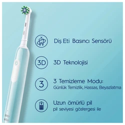 Oral B Pro Series 1 Şarjlı Diş Fırçası Mavi Seyahat Kabı