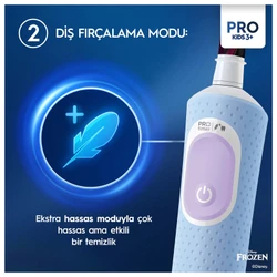 Oral B D103 Vitality Pro Frozen Özel Seri Çocuklar İçin Şarj Edilebilir Diş Fırçası