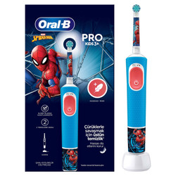 Oral B D103 Vitality Pro Spiderman Özel Seri Çocuklar İçin Şarj Edilebilir Diş Fırçası