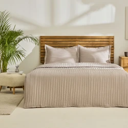 Kaşmir Home Amelia Tek Kişilik Yatak Örtüsü Takımı Gri