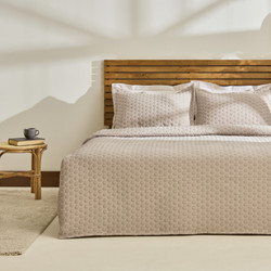 Kaşmir Home Ophelia Tek Kişilik Yatak Örtüsü Takımı Gri