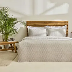 Kaşmir Home Ophelia Tek Kişilik Yatak Örtüsü Takımı Bej