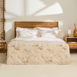 Kaşmir Home Lorente Çift Kişilik Nevresim Takımı Somon