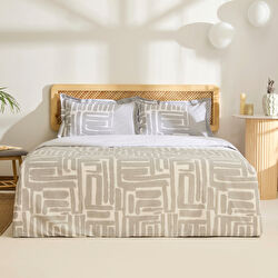 Kaşmir Home Mosy %100 Pamuk Çift Kişilik Nevresim Takımı Gri