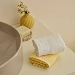 Kaşmir Home Tia 2'li Yüz Havlusu Set Offwhite 