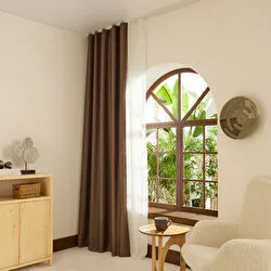 Kaşmir Home Bloom Dark Blackout Vizon Perde 150x270 cm