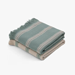 Green Black Neva 2'li Mutfak Havlusu Krem-antrasit