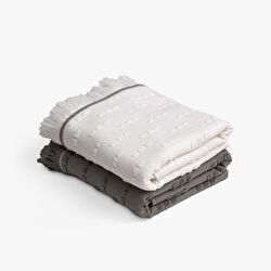 Green Black Pera 2'li Mutfak Havlusu Bej-terra