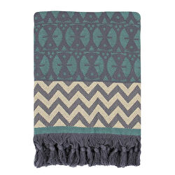 3rd Culture Diwali Antrasit Adinkra Peshtemal