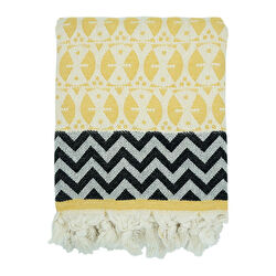 3rd Culture Diwali Antrasit Adinkra Peshtemal