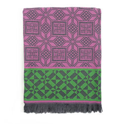 3rd Culture Siyah Antioch Örtü, Koltuk Şalı