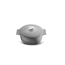 Voeux Kitchenware Profond Turkuaz Döküm Mini Güveç 12 Cm