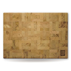 Kaf Ahşap Kesme Tahtası Kestane (End Grain) - L