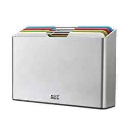 Joseph Joseph Folio Standlı Büyük Kesme Tahtası 4 Lü Koyu Gri