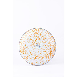 Emaylab Speckles Sunum Tabağı Dekoratif Tabak 26cm
