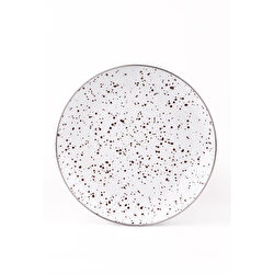 Emaylab Speckles Sunum Tabağı Dekoratif Tabak 26cm