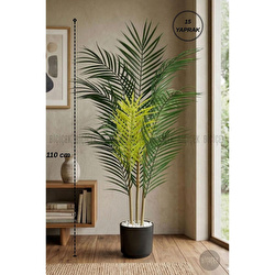 Biçiçek 110 Cm 3 Gövdeli Yapay Areka Ağacı