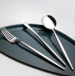 Jumbo 9000 Mat Çelik 84 Parça 12 Kişilik Çatal Kaşık Bıçak Takımı