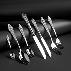 Jumbo 1003 Altın 12 Kişilik 84 Parça Çatal Kaşık Bıçak Takımı