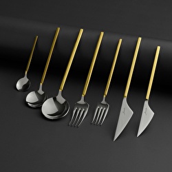 Jumbo 9100 Mat 12 Kişilik 84 Parça Çatal Kaşık Bıçak Takımı