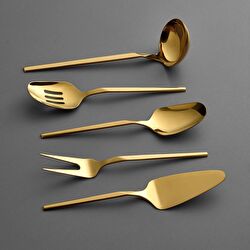 Jumbo 5100 5 Parça Titanyum Gold Servis Seti
