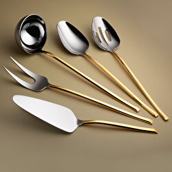 Jumbo 5500 Titanyum Siyah 5 Parça Servis Seti