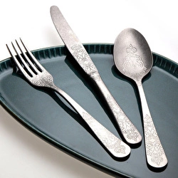 Jumbo Antique 12 Kişilik 84 Parça Çatal Kaşık Bıçak Takımı