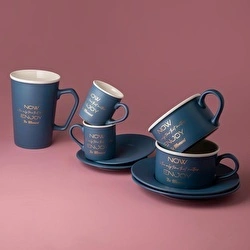 Jumbo Joy Bej Kahve Fincan Takımı