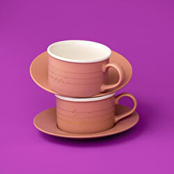 Jumbo Joy Mavi Çay Fincan Takımı