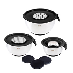 Jumbo Globe Plus 3'lü Kırmızı Saklama Kabı