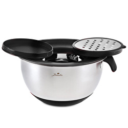 Jumbo Globe Plus Kırmızı Saklama Kabı Rendeli 20 cm