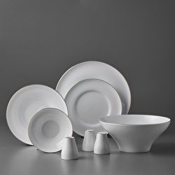 Jumbo Laurel Platin 55 Parça 12 Kişilik Yemek Takımı