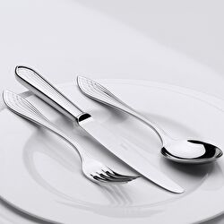 Jumbo 4100 Mat Altın 12 Kişilik 84 Parça Çatal Kaşık Bıçak Seti