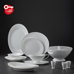 Jumbo Moon Gold 64 Parça 12 Kişilik Yemek Takımı