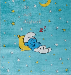 Kaşmir Halı Dekoratif Art Çocuk/Genç Smurfs 100x150 cm