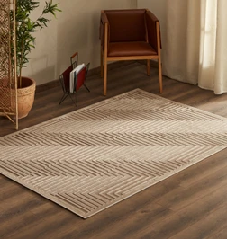 Kaşmir Halı 7/24 İskandinav Corner Beyaz 80x300 cm
