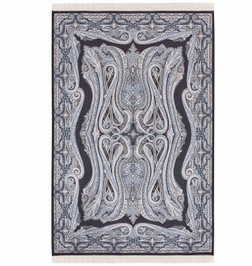 Kaşmir Halı İpek Moroccan Blue 160x230cm Halı