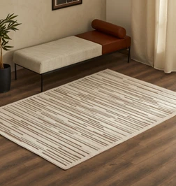Kaşmir Halı 7/24 İskandinav Greata Beyaz 160x230 cm 
